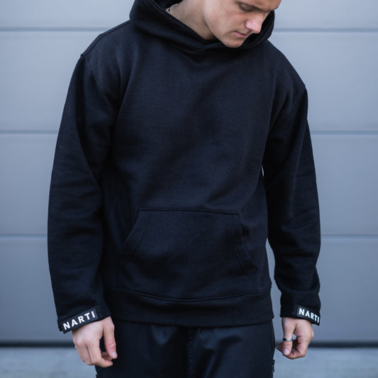 Narti Black Hoodie