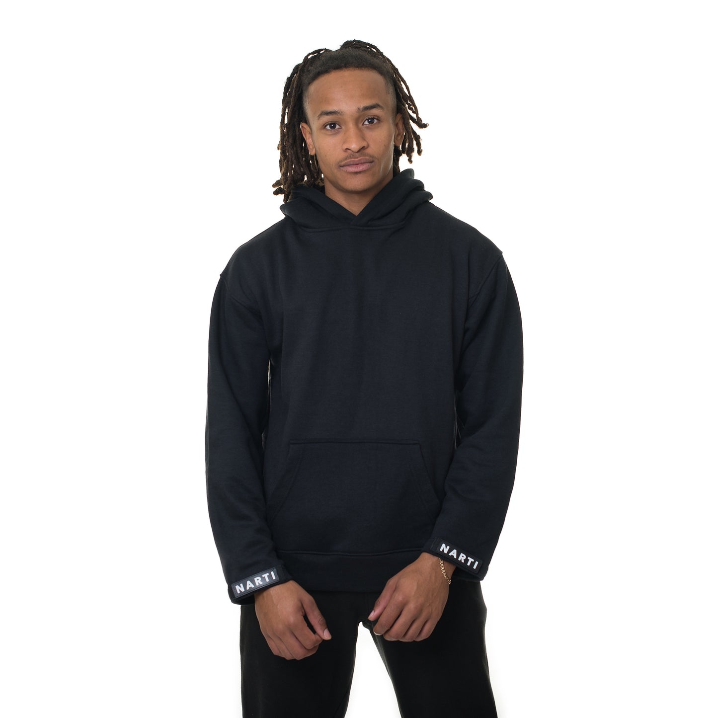 Narti Black Hoodie